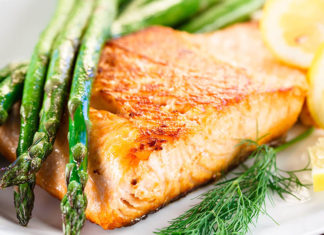 Somon la cuptor cu lămâie