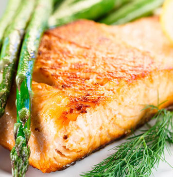 Somon la cuptor cu lămâie