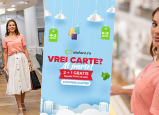 „Vrei carte? Ai parte!” s-a întors pe Elefant! 2+1 GRATIS la 10.000 de titluri Promotie Elefant Vrei Carte Ai Parte