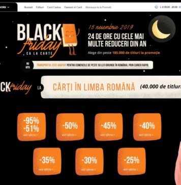 Black Friday 2019 la cărți. Reduceri incredibile pe Libris și Elefant. Vezi aici ofertele! Black Friday la carti 2019