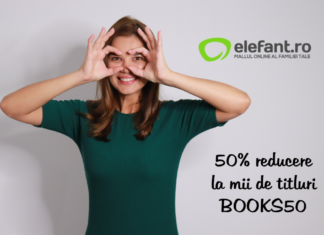 Super ofertele de marți de la Elefant. 50% reducere la mii de titluri.