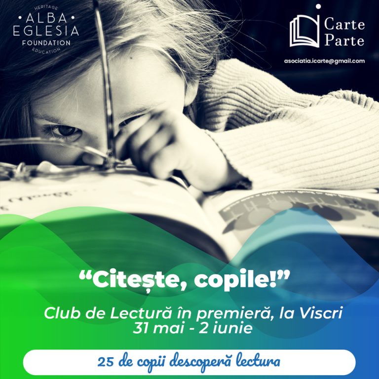 „Citește, Copile!” merge la Centrul Educațional din Viscri: 20 de copii vor avea, în premieră, un club de lectură