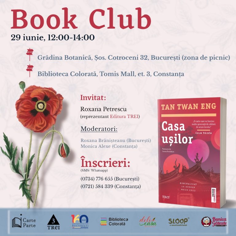 Book Club: Casa ușilor în Grădina Botanică din București și Biblioteca Colorată din Constanța