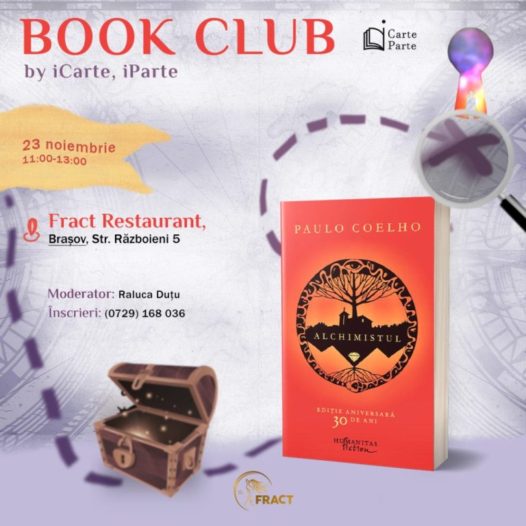 Alchimistul de Paulo Coelho: Club de lectură în Brașov