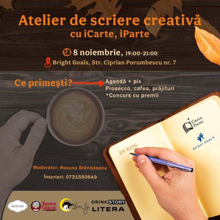 Atelier de scriere creativă: Concurs cu premii în București