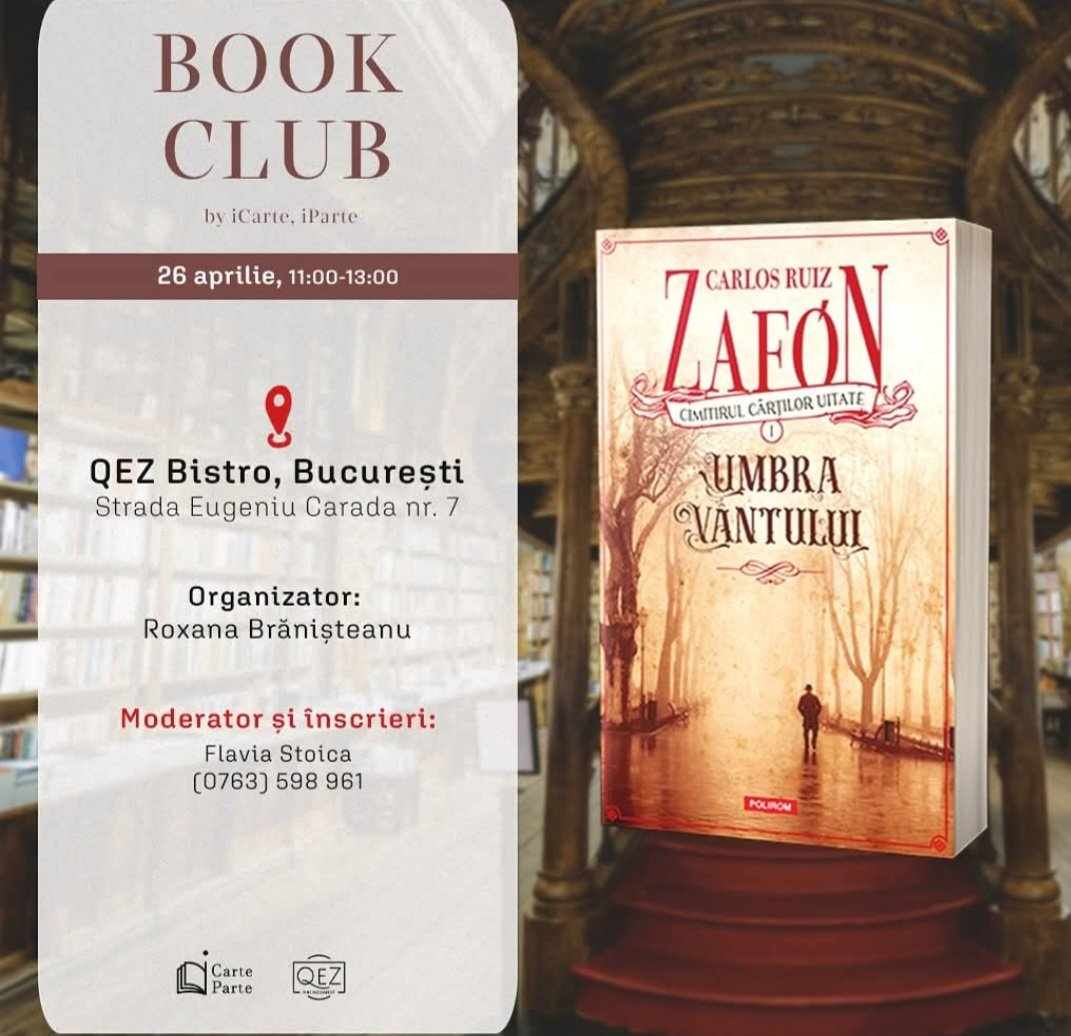 Club de lectură „Umbra vântului”, Carlos Luiz Zafón