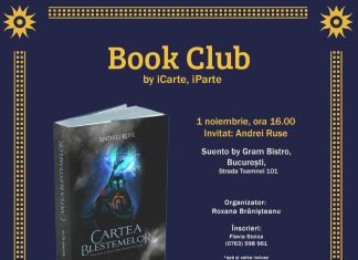 „Cartea blestemelor” prinde glas – întâlnire cu autorul Andrei Ruse la clubul de lectură