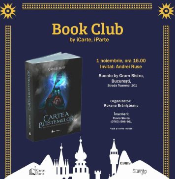 „Cartea blestemelor” prinde glas – întâlnire cu autorul Andrei Ruse la clubul de lectură