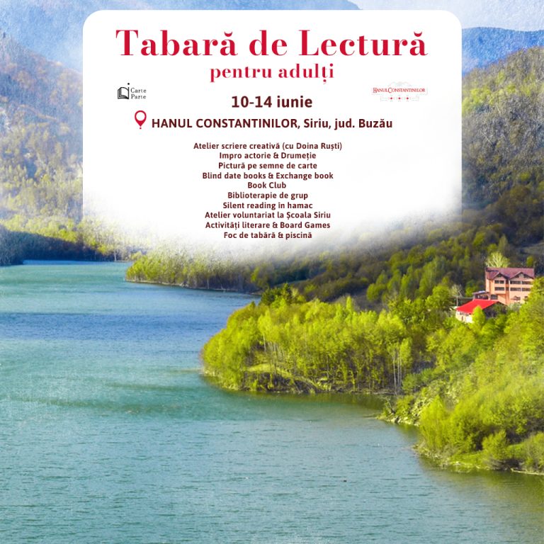 Tabăra de Lectură iCarte, iParte 2026: 5 zile în care povestea ești TU